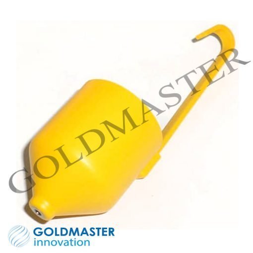 Viscosimetro copa ford 4 amarillo con inserto en acero inoxidable - Imagen 2