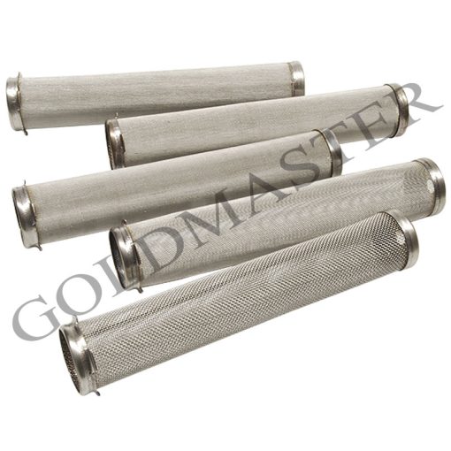 filtro pulmon acero inoxidable diametro 27 x 144mm de 150 mallas/mesh