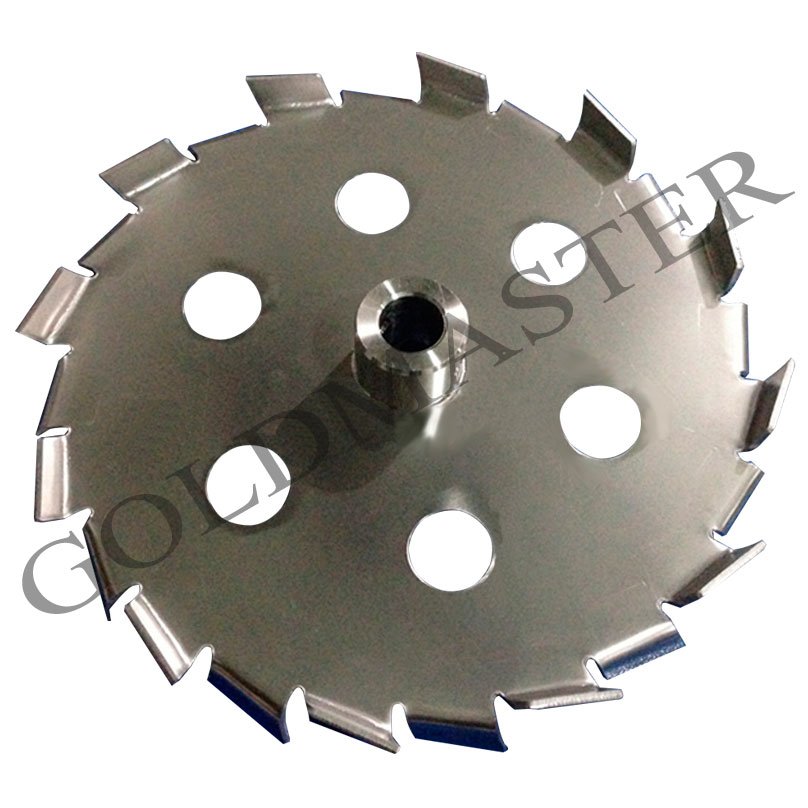 helice disco cowles DCP-P en acero inoxidable 304 tratado de diametro 400 para eje 35mm