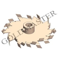 hélice disco cowles DCV-P en acero inoxidable diámetro 300 eje 25 a 50mm