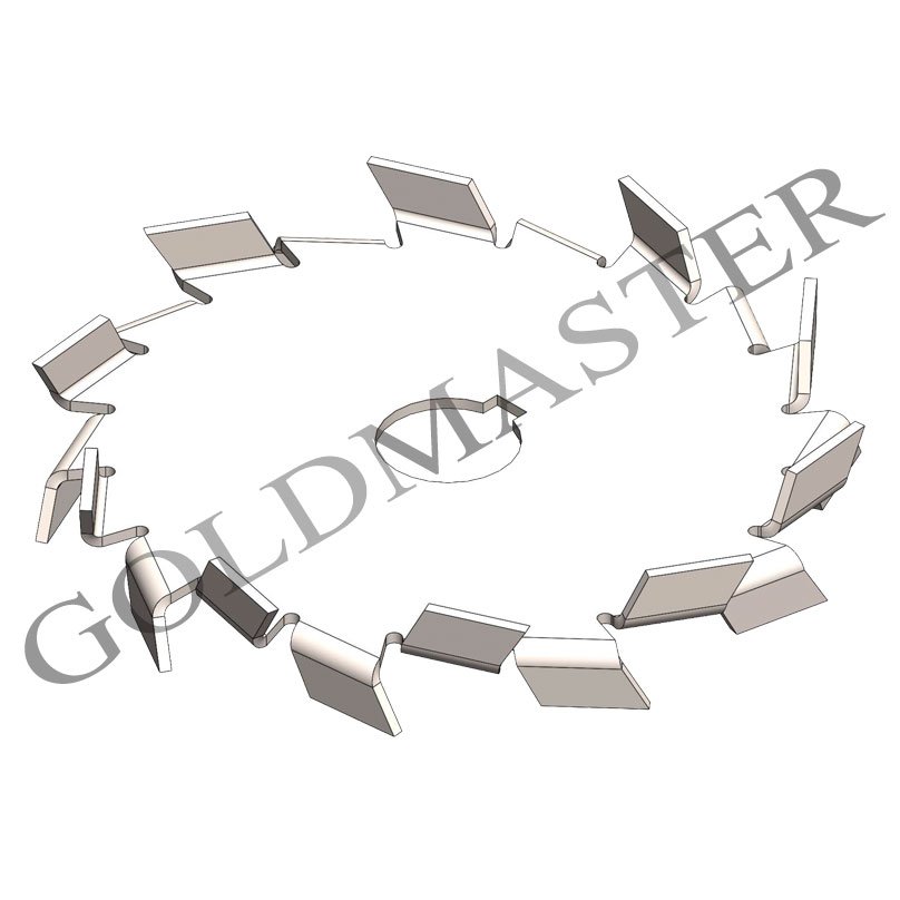 helice disco cowles DC acero inoxidable diametro 400mm agujero de 35mm - Imagen 2