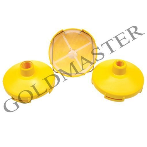 kit disco porta filtro nylon hembra rosca 15x1 para filtro succión nailon 30 mallas diametro 87