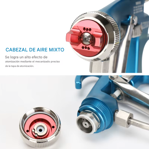 pistola mixta r2200ac aire asistido - Imagen 4