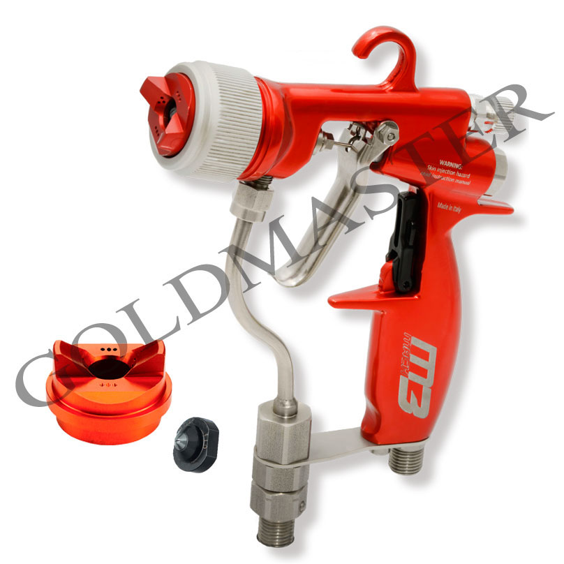 Pistola mista mach3 aire asistido con boquilla y cabezal tipo WAGNER