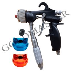 Pistola mix VS21 alta presion de aire asistido con boquilla y cabezal tipo wagner